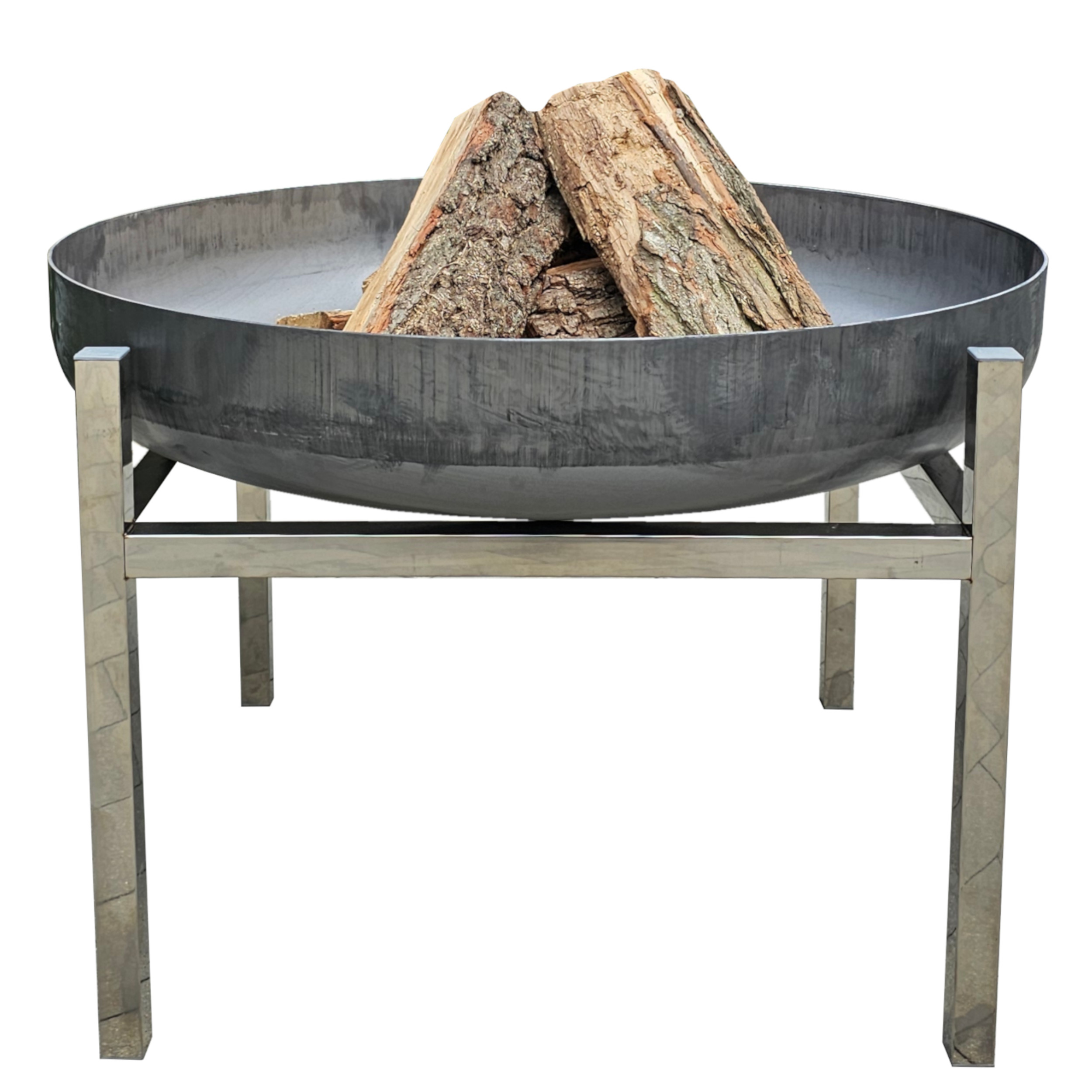 Palenisko ogrodowe Niemalowane Deep 70 cm Stelaż Aluminium